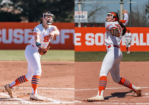 Despite starting the year at 8-6, SU softball’s Lindsey Hendrix and Madison Knight could be the key to the Orange's success the rest of the season.